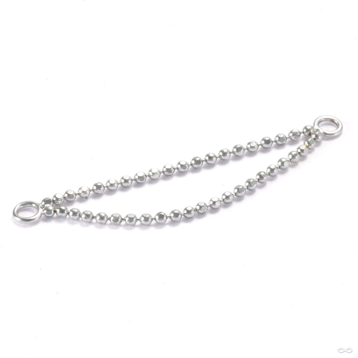 Double Beaded Lynx Chain in Gold from Pupil Hall in white gold