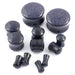 Blue Goldstone Plugs from Oracle in varying sizes