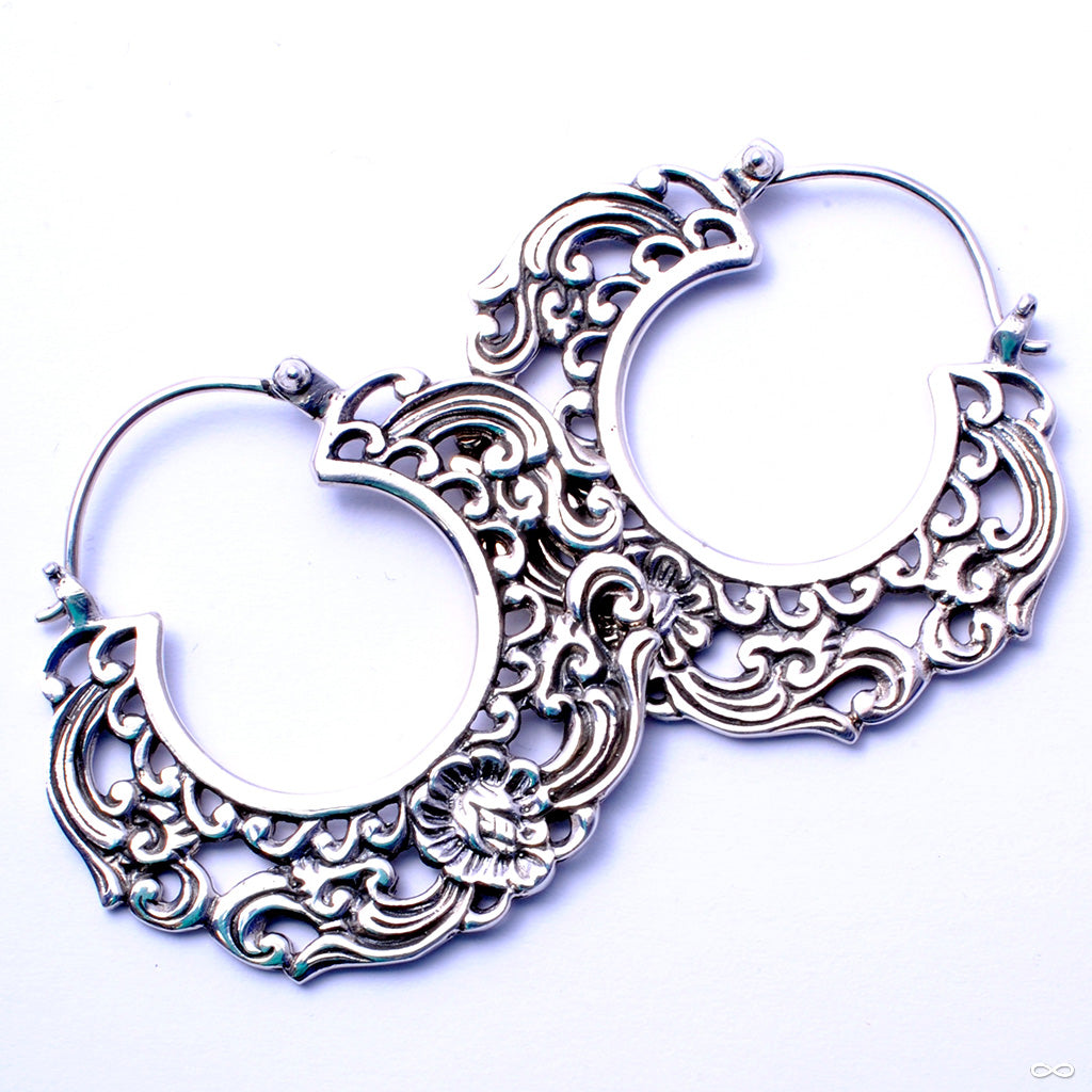 Silver Duchess Earrings from Maya Jewelry