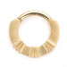 Dunes Clicker in Yellow Gold from Tether Jewelry