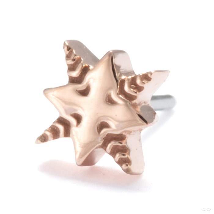 Eleni Press-fit End in 14k Rose Gold from Tether Jewelry