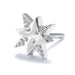 Eleni Press-fit End in 14k White Gold from Tether Jewelry