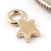 Enamel Star Charm in Gold from Pupil Hall in 14k yellow gold back view