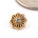 Ensnare Threaded End in 15k Yellow Gold with Diamond from Kiwii Jewelry