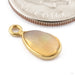 Ethiopian Opal Charm in 18k Yellow Gold in Teardrop Style from Oracle