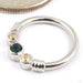 Faraway Seam Ring in Gold from BVLA in 14k White Gold with London Blue Topaz and Mercury Mist Topaz