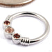 Faraway Seam Ring in Gold from BVLA in 14k White Gold with Oregon Sunstone and Anastasia Topaz