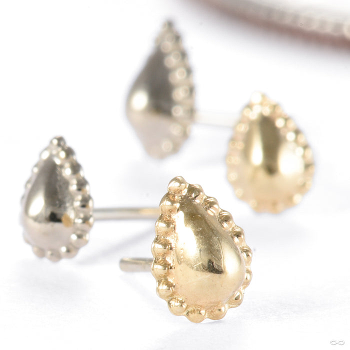 Fat Bottomed Girl Press-fit End in Gold from Regalia in various materials and sizes