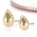 Fat Bottomed Girl Press-fit End in Gold from Regalia in yellow gold size comparison