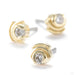 Fracture Press-fit End in Gold from Seasons Handmade with diamond