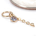 Future, Past and Present Charm in 14k Yellow Gold with Tanzanite from Hialeah