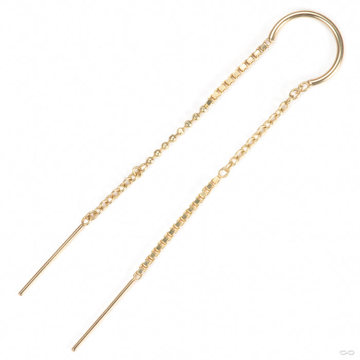 Give 100 Bada Thing of Beauty Threader in 14k Yellow Gold from Pupil Hall 