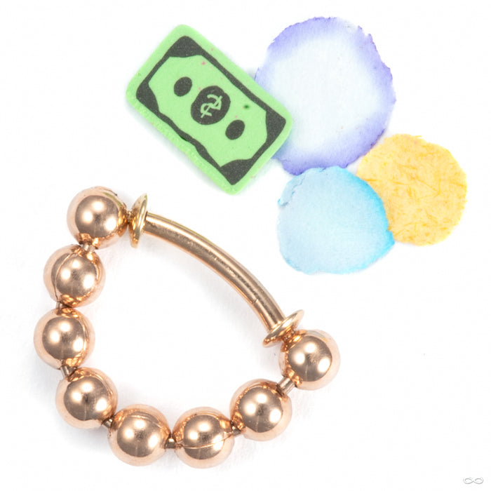 Give 100 Just A Peek Mega Press-fit Ring in Gold from Pupil Hall decorative shot