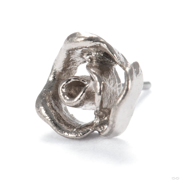 Give 100 What a Prick Press-fit End in 14k White Gold from Pupil Hall