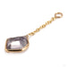 Geometric Bezel Charm in 14k Yellow Gold with Lavender Spinel from Quetzalli