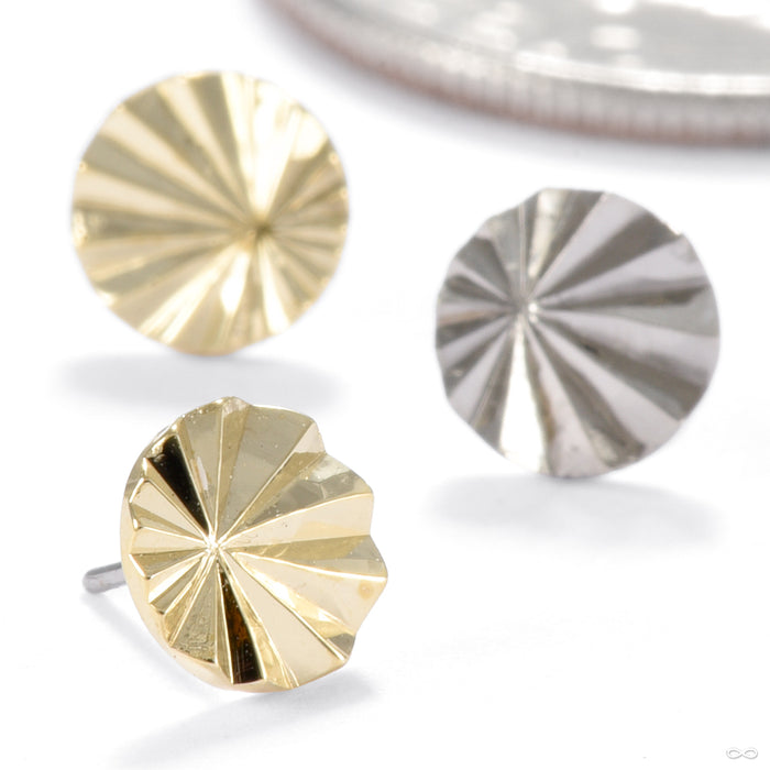 God Rays Press-fit End in Gold from Seasons Handmade in various materials