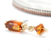 Golden Hour Press-fit End in Gold from Ember Body Jewelry with citrine