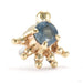 Golden Hour Press-fit End in Gold from Sacred Symbols with blue sapphire