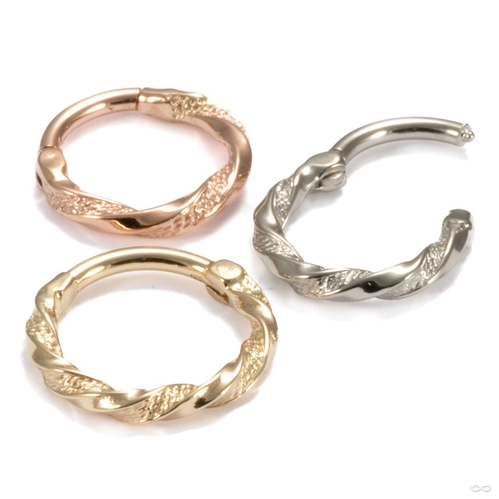 Hammer of Dawn Clicker in Gold from Seasons Handmade open 