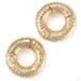 Hammered Clicker Weights Yellow Gold 2g from Symmetry Body Jewelry