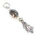 He and Me Charm in 14k White Gold with Smoky Quartz from Hialeah