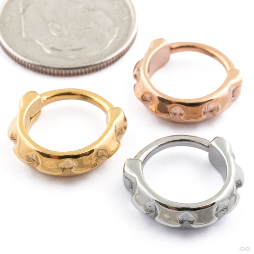 Hellas Clicker from Tether Jewelry in assorted materials