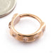 Hellas Clicker from Tether Jewelry in Rose-gold-plated Stainless Steel