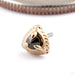 Hero Press-fit End in 14k Yellow Gold with Black Diamond from Tether Jewelry