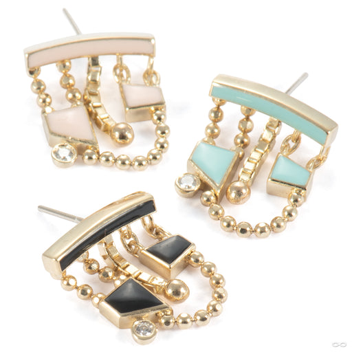 Hidden Multitudes Press-fit End in Gold from Pupil Hall with assorted materials