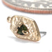 Hideaway Press-fit End in 14k Yellow Gold with Green Tourmaline from Sacred Symbols