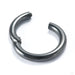 High Polish Clicker from Black Forest Jewelry in black niobium