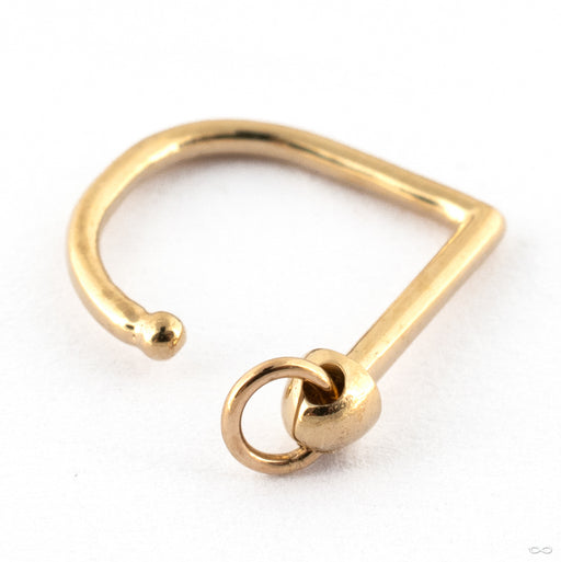 Holden Glider Ring in Gold from Pupil Hall in 14k Yellow Gold 18g 9/32" 