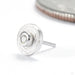 Impulse Press-fit End in Gold from Ember Body Jewelry with diamond