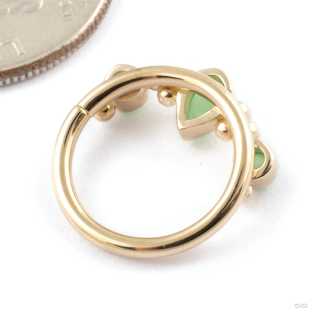 Inside Out Rings Inside Out Eden Pear Seam Ring in Gold from BVLA — Infinite Body ...