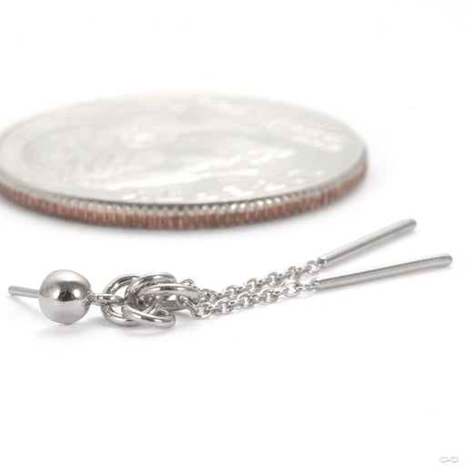 Instant Press-fit End in 14k White Gold from Pupil Hall