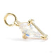 Jace Charm in Gold from Modern Mood with moonstone in yellow gold
