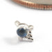 Jolene Press-Fit End in Gold from Tawapa in white gold with moonstone