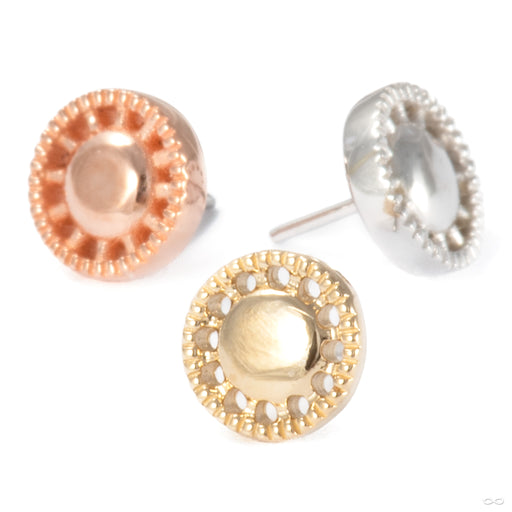 Kappa 12 Press-fit End in Gold from Tether Jewelry group