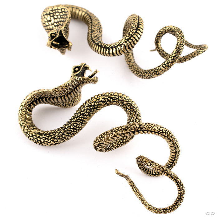 King Cobra Weights from Symmetry Body Jewelry 7/8" Brass