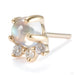 Leia Press-fit End in 14k Yellow Gold with Moonstone & Diamond from Modern Mood