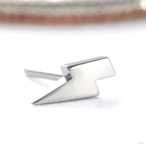 Lightning Bolt Press-fit End in Titanium from NeoMetal in high polish