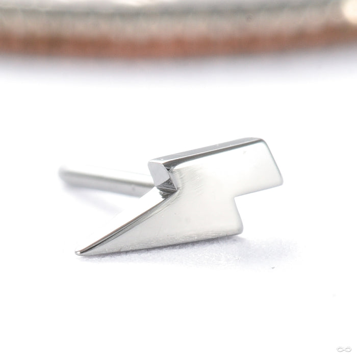 Lightning Bolt Press-fit End in Titanium from NeoMetal in high polish