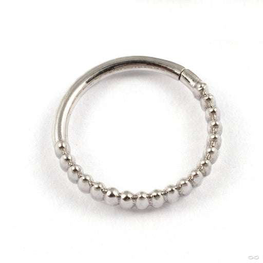 Linear Seam Ring in 14k White Gold from Tawapa