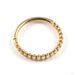 Linear Seam Ring in 14k Yellow Gold from Tawapa