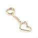 Loved Charm in Gold from Quetzalli in yellow gold