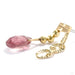 Lumen Press-fit End in Gold from Quetzalli with pink sapphire