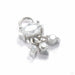 Lust Charm in Gold from Ember Body Jewelry in assorted materials with clear CZ