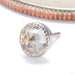 Marceline Press-fit End in 14k White Gold with Moissanite from Ember Body Jewelry