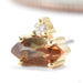 Marquise Press-fit End in Gold from Modern Mood with andalusite & diamond