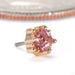 Melange Princess Press-fit End in 14k Yellow Gold with Pink Tourmaline from Tether Jewelry